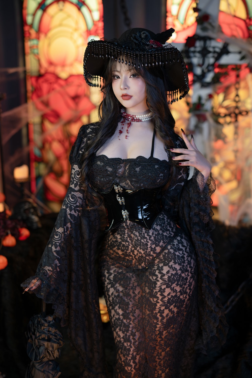 yuuhui玉汇 万圣节特辑 魔女狂欢夜